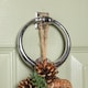 image 4 of 45cm Winter Spice Star Hanging Christmas Wreath with Pine Cones Red Berries & Dried Fruit