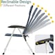 image 3 of Reclining Camping Chair - Blue
