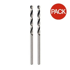 Bosch Point TEQ Twist HSS Drill Bit (Pack of 2) - Black - 4.5mm