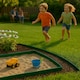 image 5 of Harbour Housewares Flexible Plastic Lawn & Path Edging with 80 Pegs & Mallet - 20m x 4cm - Green | Green | Green | 2