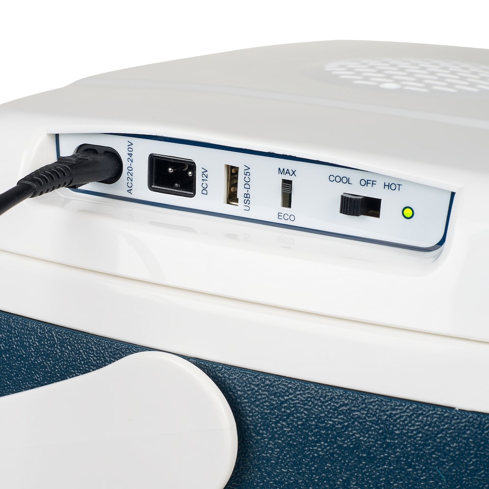 image 1 of Thermoelectric Cooler Box - 29L Electric Cool Box - 12V 230V USB Powered - Cooling and Warming Function - Portable Camping and Car Cooler