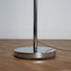 image 5 of ValueLights Charlie Black Floor Lamp Black Velvet Gold Shade & Bulb | White