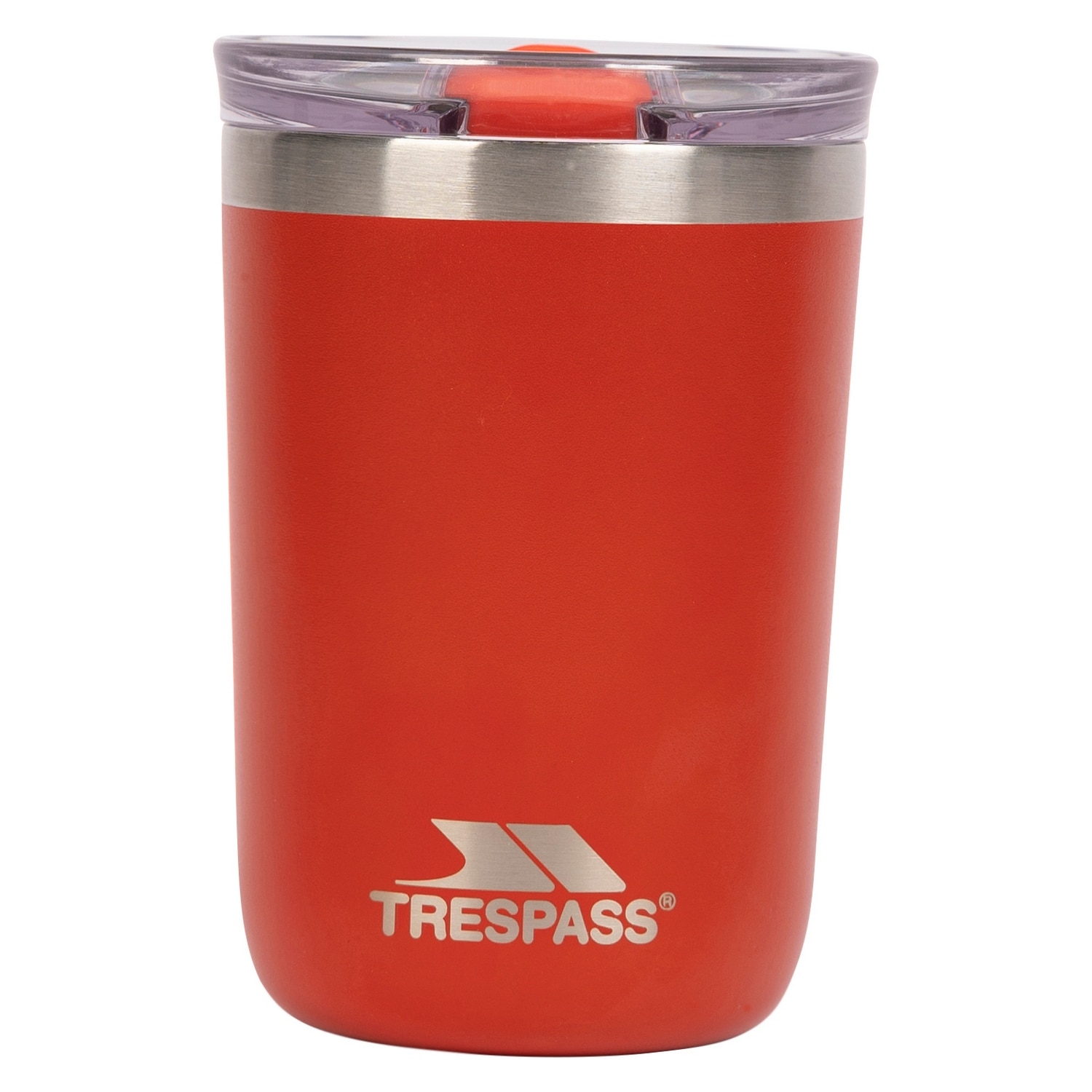 Trespass Rounder Stainless Steel Travel Cup in Red
