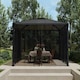 image 2 of Net Curtain set for Rectangle Gazebo 4000/5000 - L465 x W465 x H217 cm (Gazebo Not Included)
