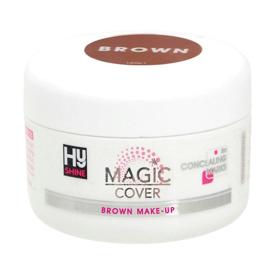 HySHINE Magic Cover Make-Up - Brown - 50g