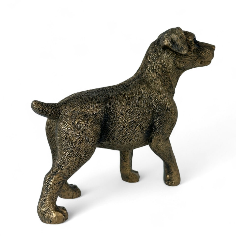 image 1 of Jack Russell Terrier Dog figurine, Leonardo Reflections Bronzed, gift boxed