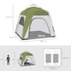 image 5 of Outsunny 4 Man Pop Up Tent Camping Backpacking Dome Tent, Green