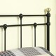image 3 of Bayford Traditional Vintage Style Black Metal Bed Frame (Single)