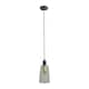 image 1 of ValueLights Viggo Matte Black Pendant Light and Warm White Bulb