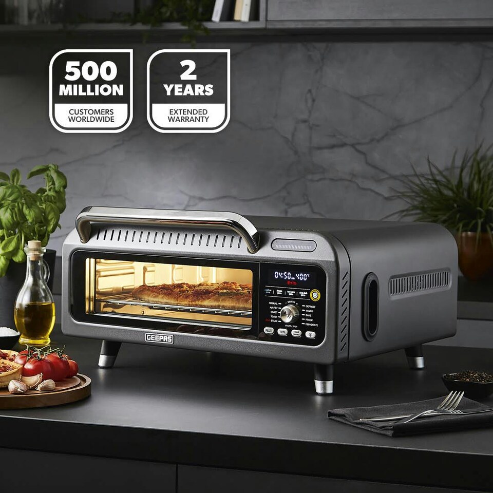 image 1 of GEEPAS Air Fryer Oven, Grey