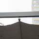 image 8 of Outsunny 3 x 3m Pergola with Retractable Roof Canopy, Aluminium Frame Garden Gazebo Outdoor Sun Shade Shelter for Grill, Patio, Dark Grey