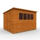 image 1 of 14ft x 10ft (4150mm x 2950mm) Horsforth Shiplap Pent Workshop Shed with 6 Windows (12mm Tongue and Groove Floor and Roof)