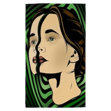 portrait of woman (Kitchen Towel)
