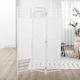 image 6 of HOMCOM 3 Panel Folding Room Divider, Freestanding Privacy Screen, White