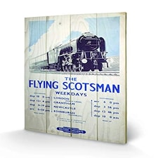 THE FLYING SCOTSMAN (2) - WOOD PANEL
