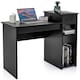 image 1 of COSTWAY Computer Desk with Drawer Compact Study Desk Black Black