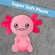 image 10 of Axolotl Soft Toy Cute Plushie Huggable Cuddly Stuffed Toy 25cm Pink