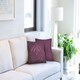 image 2 of Gio Cushion Cover 43cm x 43cm Plum Purple | Purple