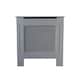 image 2 of JSH Radiator Cover Wood Grey Diamond MDF - Small - 78cm (W) x 81.5cm (H) x 19cm (D) | Grey
