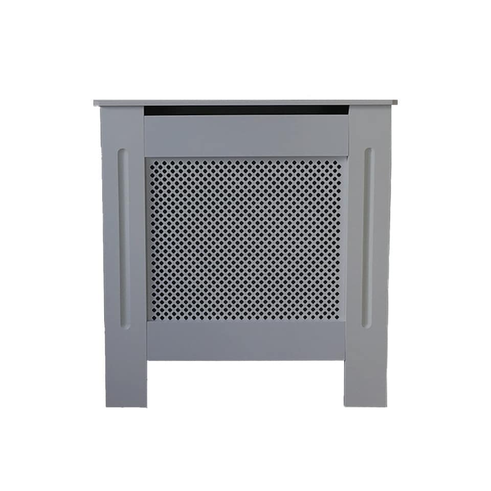 image 1 of JSH Radiator Cover Wood Grey Diamond MDF - Small - 78cm (W) x 81.5cm (H) x 19cm (D) | Grey