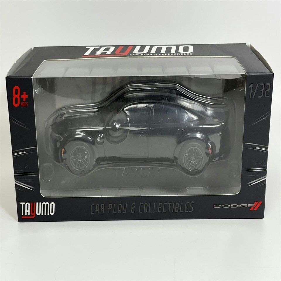 image 1 of Dodge Charger Black LHD 1:32 Scale Light & Sound Tayumo 32145014