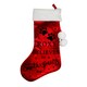 image 1 of Personalised Santa Paws Christmas Red Stocking