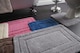image 2 of Lisa Two Piece Non Slip Bath & Toilet Mat Set | Pink