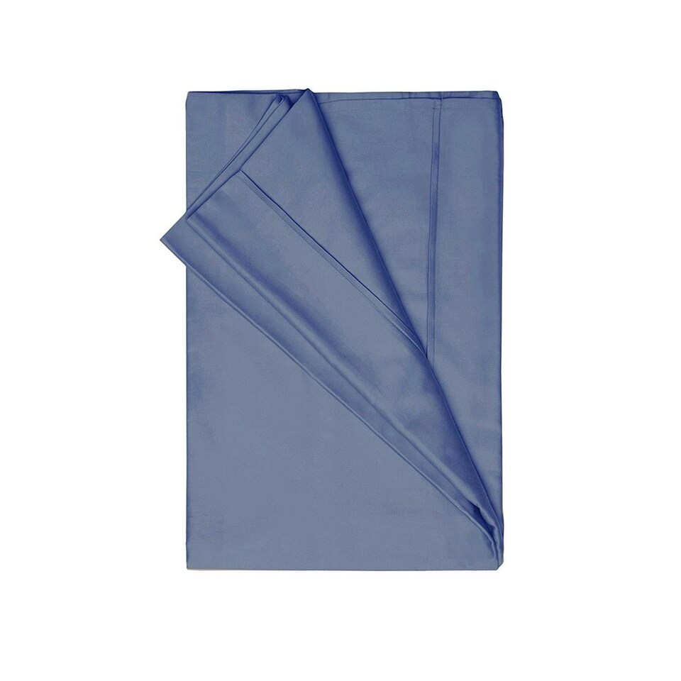 Belledorm 200 Thread Count Egyptian Cotton Flat Sheet - Storm - Single