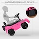 image 6 of HOMCOM 3 in 1 Kids Ride On Car G350 Licensed Foot To Floor Slider Toddler Push Along NO POWER Pink 12-36 months