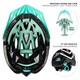 image 4 of Meteor Marven Cycle Helmet MTB Bike Skateboard Scooter Safety Gear Black | Black/Cyan  | L