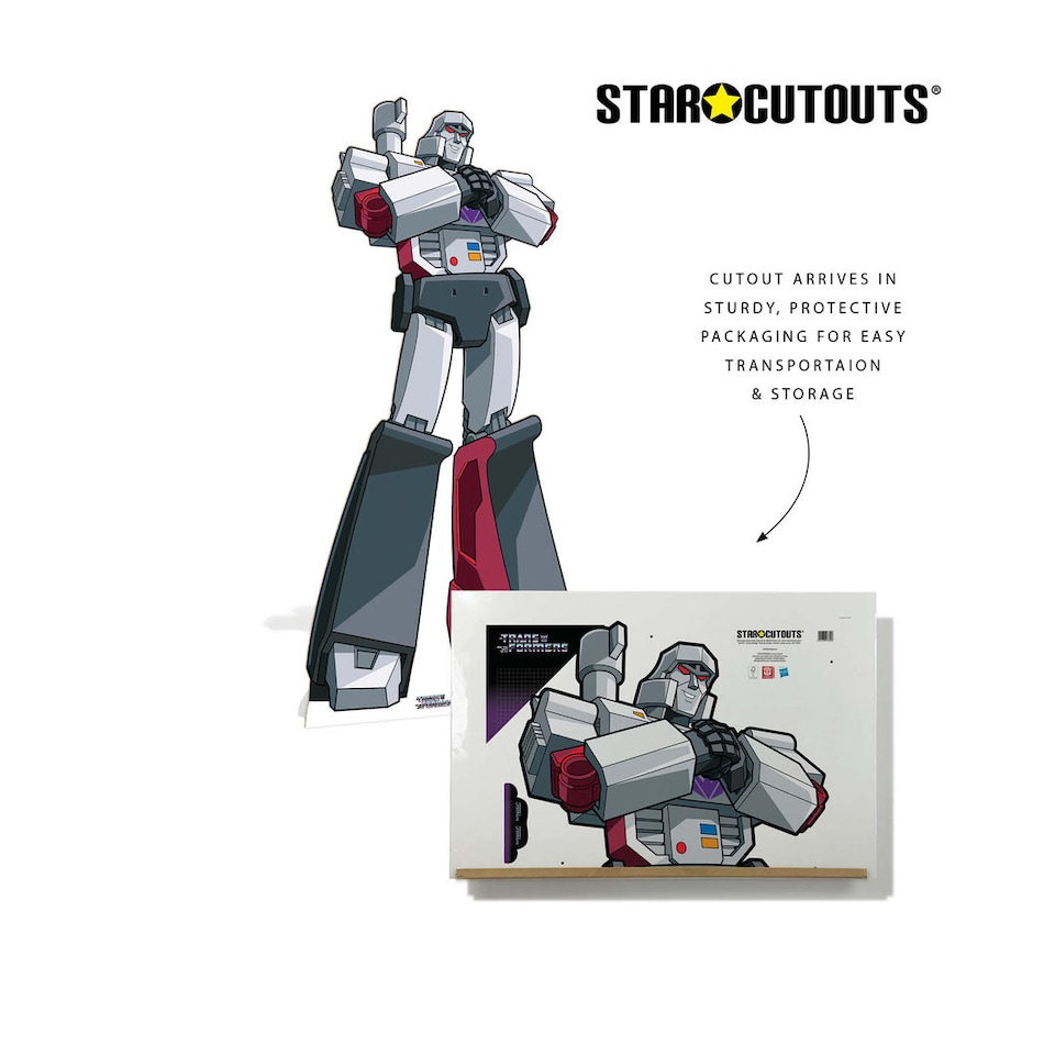 image 1 of Megatron Transformers Animation Lifesize Cardboard Cutout 194cm
