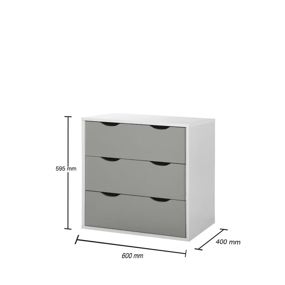image 1 of 3 Drawer Chest