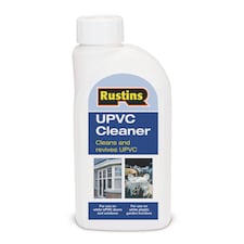 Rustins UPVC Cleaner 500ml Removes Stubborn Stains Restores Shine