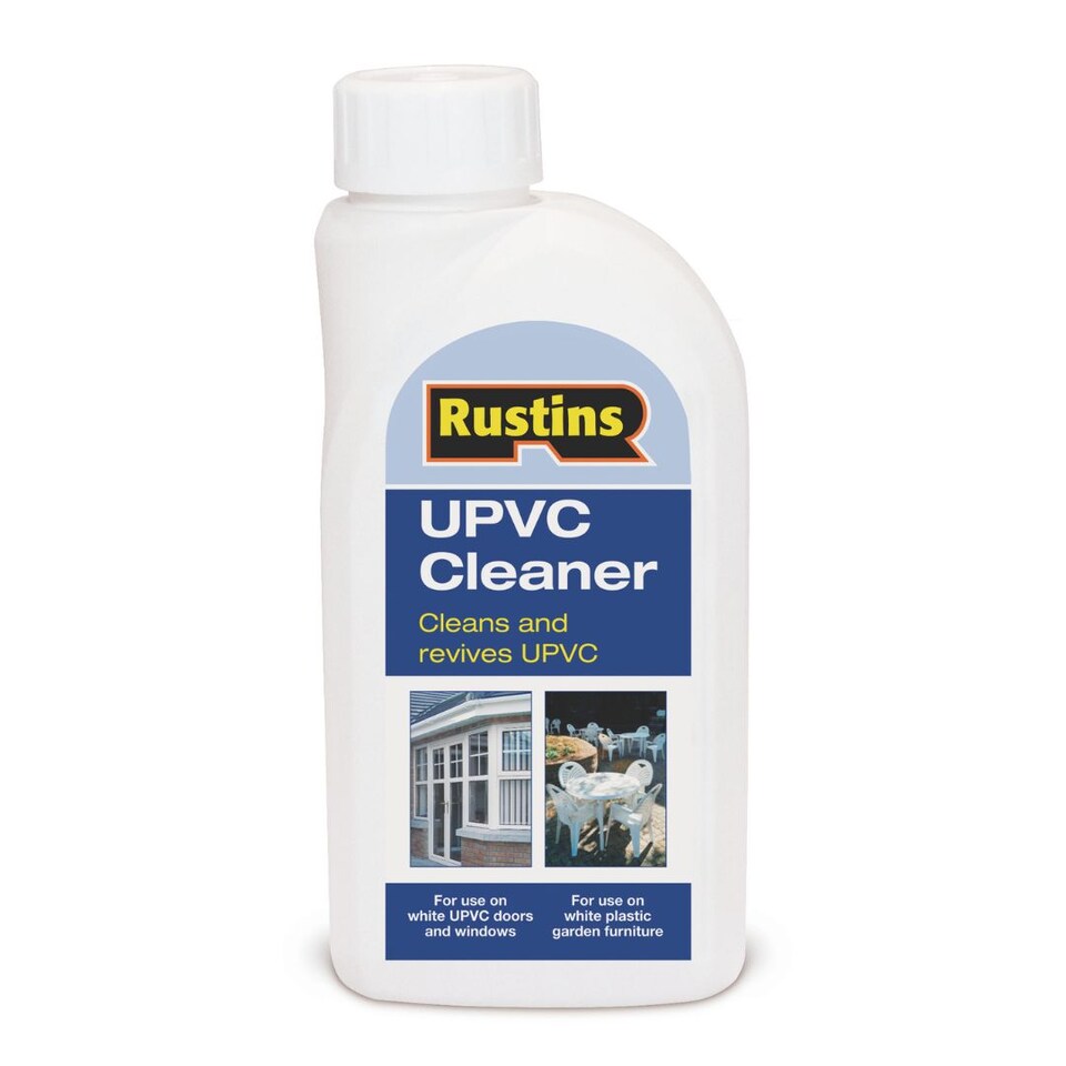 image 1 of Rustins UPVC Cleaner 500ml Removes Stubborn Stains Restores Shine