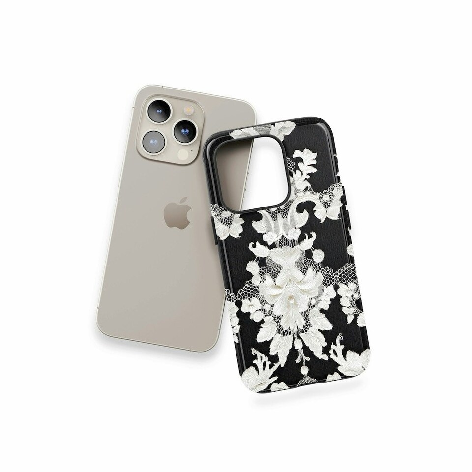 image 1 of Black Lace Phone Case | Black | iPhone 14
Magsafe | iPhone 14
Magsafe