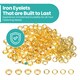 image 7 of 10mm Eyelets with Washers Durable Iron Grommets for DIY Project-100pcs