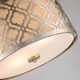 image 4 of Arabella 2 Light Medium Round Ceiling Duo-Mount Pendant Gold, E27