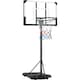 image 1 of Yaheetech Height-Adjustable Basketball Hoop Black/White