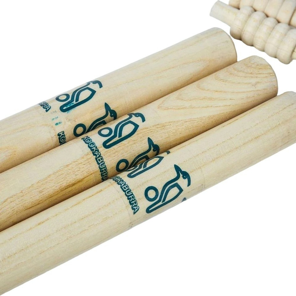 image 1 of Kookaburra Pro Cricket Stumps Set - Wood - 27in