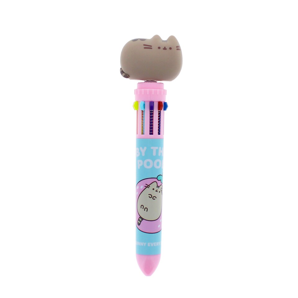 image 1 of Pusheen 10 Colour Spinny Pen