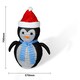 image 2 of 70cm Outdoor Collapsible LED Penguin, Inc Timer
