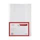 image 1 of Pack of 10 9x7" Clear Exercise Book Covers by Janrax