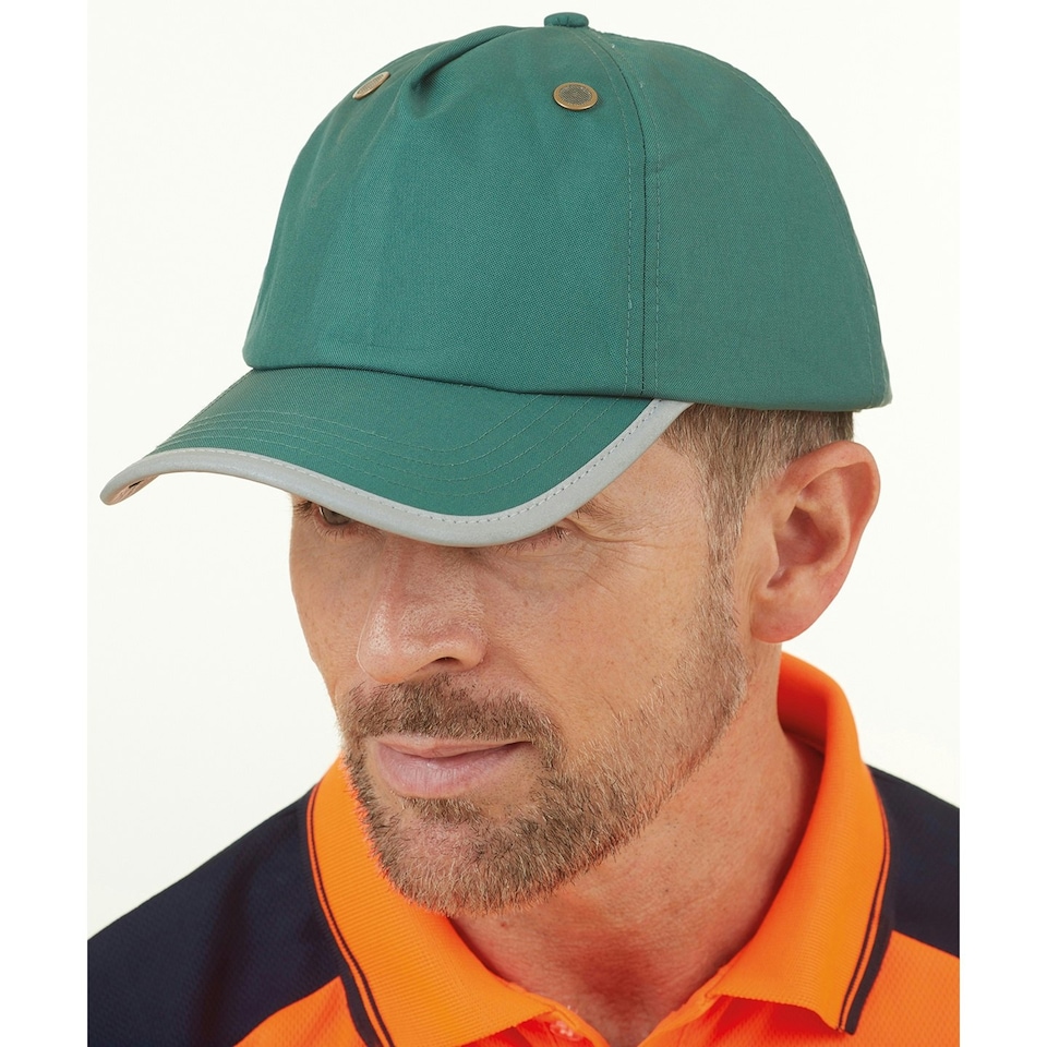 image 1 of Yoko Adults Unisex Safety Bump Cap - Paramedic Green - One Size Green | One Size