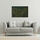 image 2 of Golden mountain line art (Canvas Print) 152 x 101 x 4cm