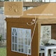 image 5 of Outsunny 3 x 6m Heavy Duty Gazebo Marquee Party Tent with Storage Bag Khaki