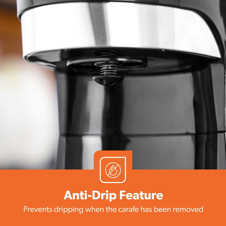 image 1 of GEEPAS 1000W Filter Coffee Machine, 1.5L