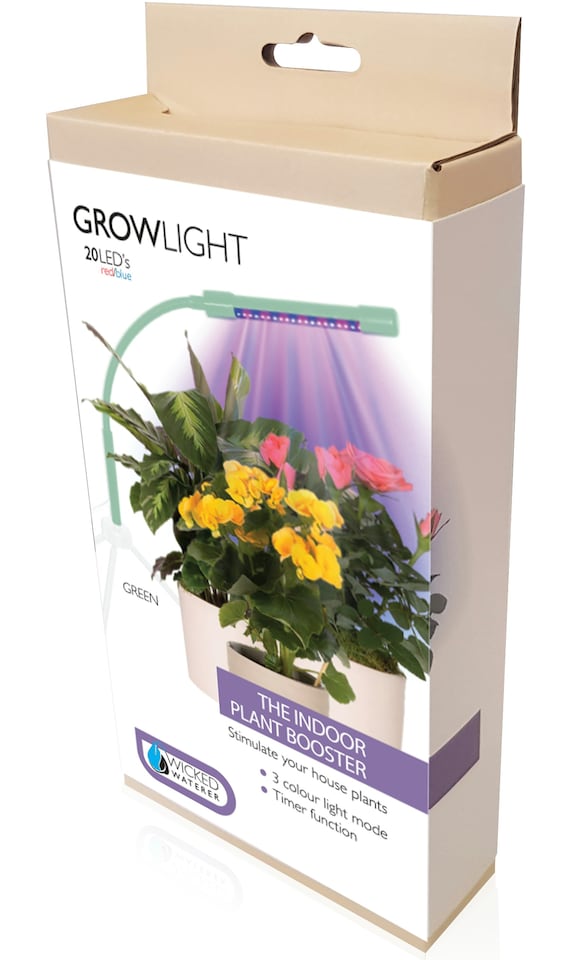image 1 of Wicked Waterer Plant Booster Grow Light