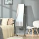 image 2 of HOMCOM Mirrored Jewellery Cabinet Lockable Jewellery Organiser Grey