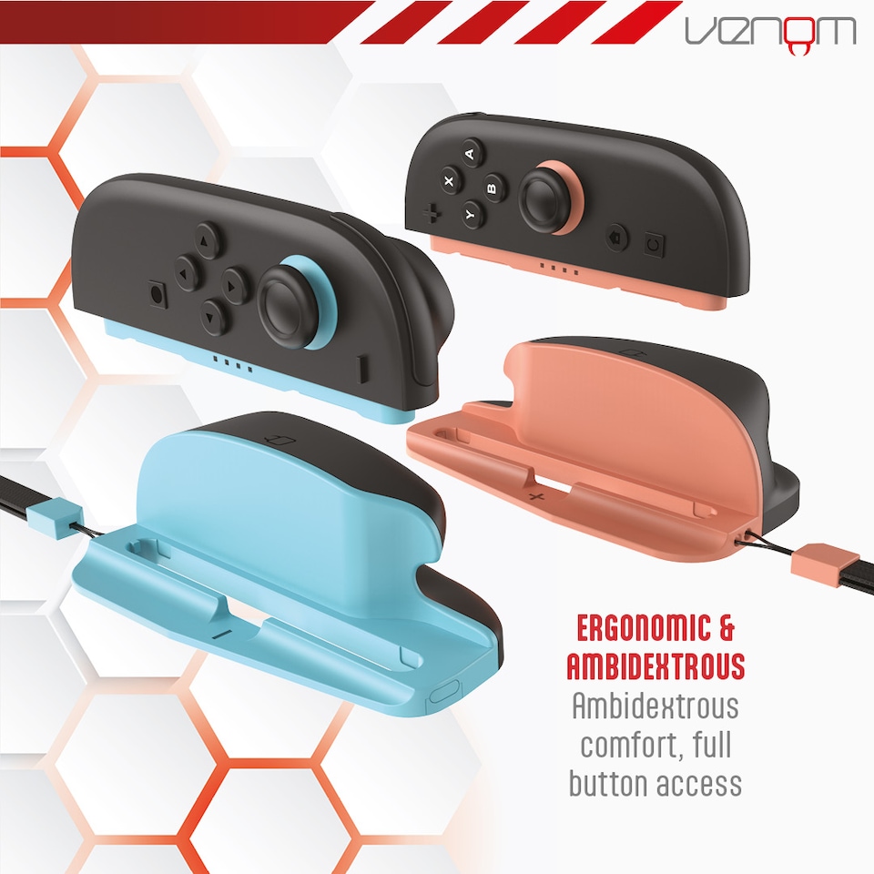 image 1 of Venom Nintendo Switch 2 Joy-Con Mouse Mode Converters