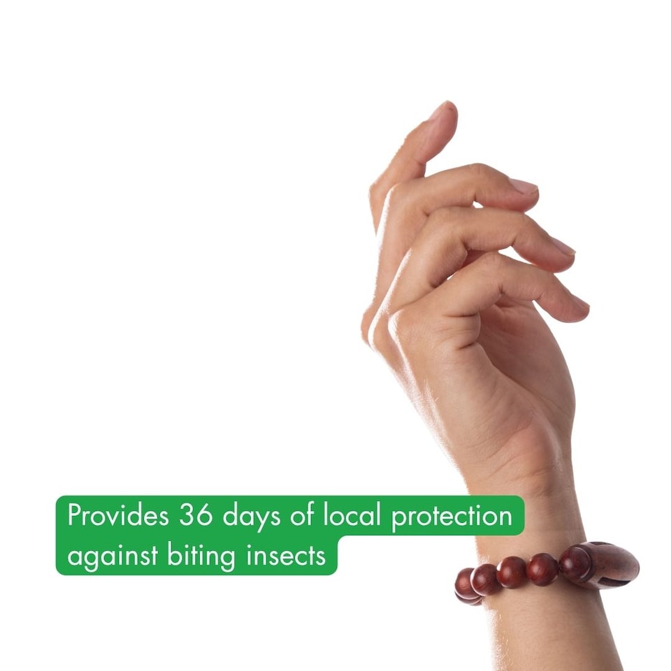 image 1 of Lightweight natural insect repellent bracelet (large)